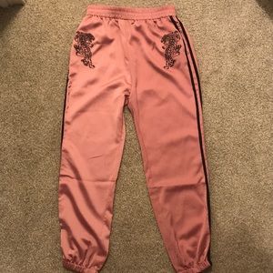 silk sweatpants